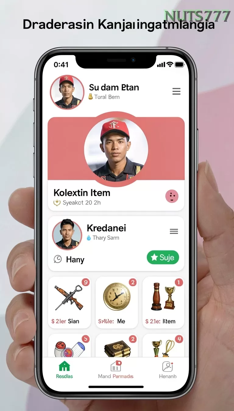 Cuplikan layar menu unduhan nuts777 untuk perangkat Android